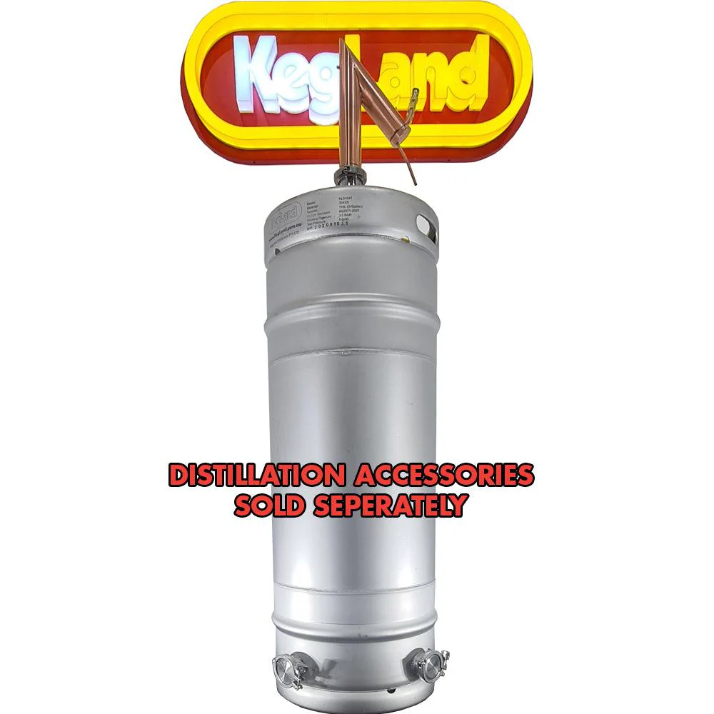 118L Kegmenter with 4inch Flat Lid , Airlock and 2inch end cap - Image 8