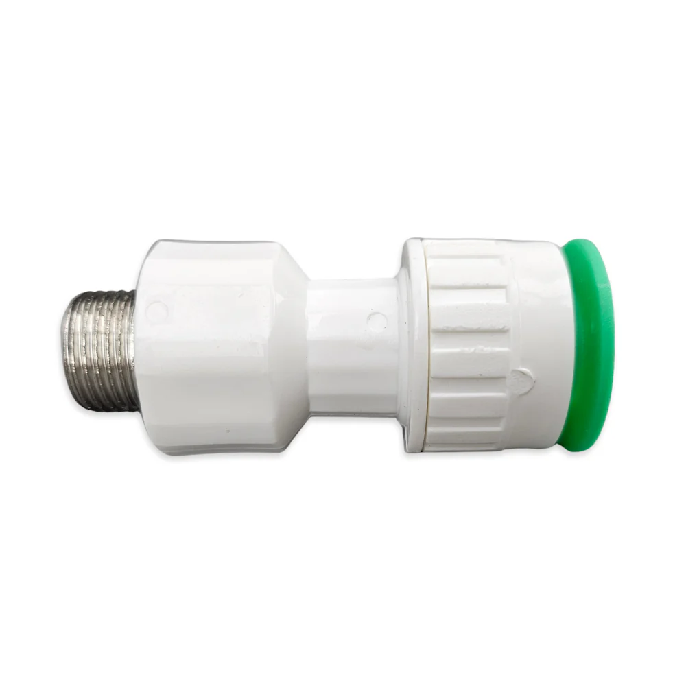 16mm Push In Straight x 1/2 Inch Male (PN1.6) Irrigation / Pneumatic PPR - Image 2
