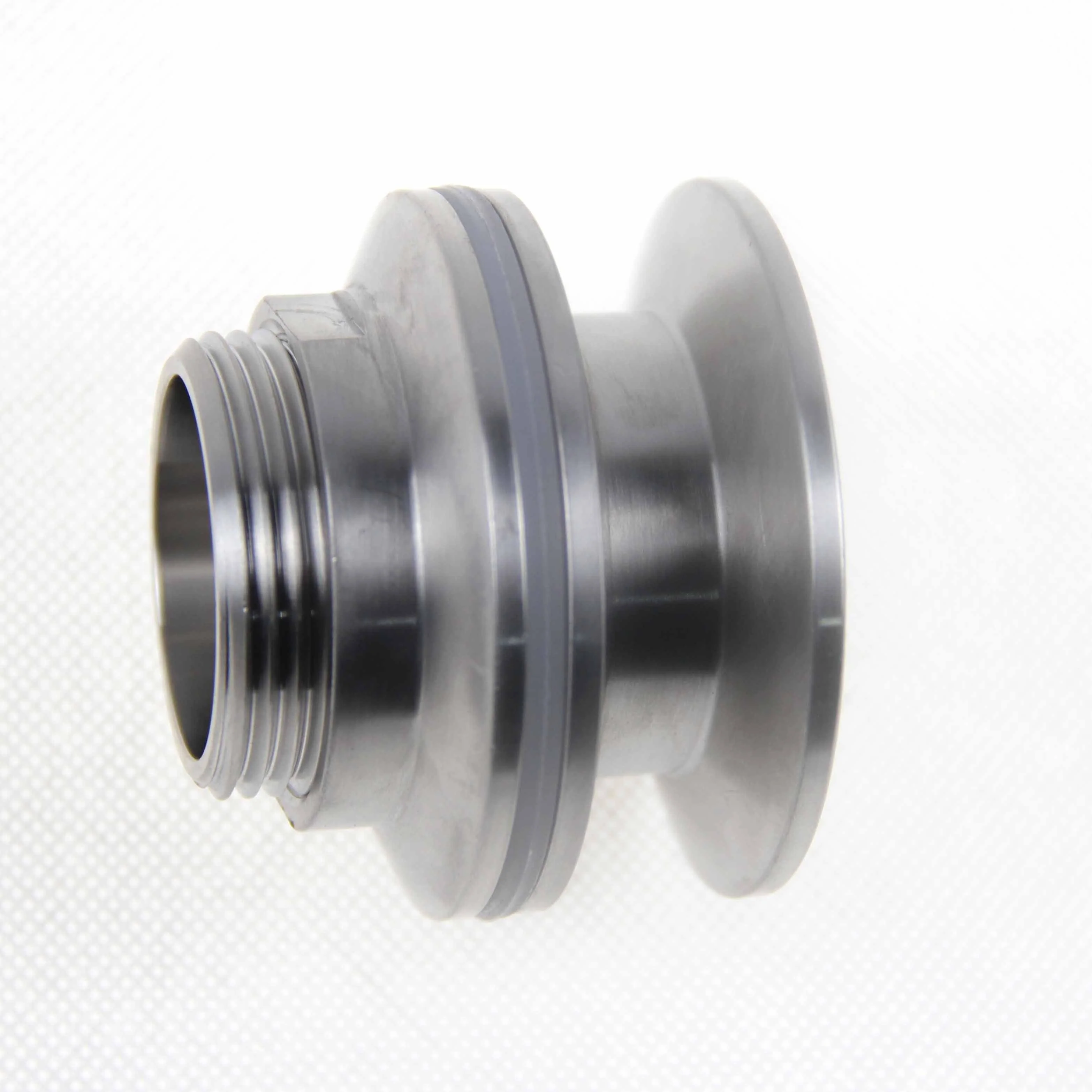 2 Inch TC Stainless Steel Bulkhead Adapter for 47mm Hole Distillation Lids - Image 4