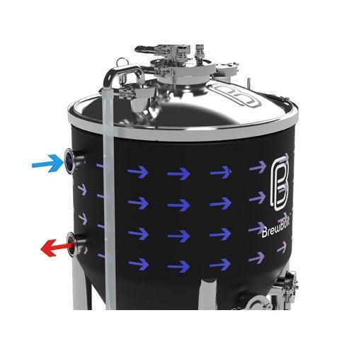 26L BrewBuilt X2 - Jacketed Stainless Steel Conical Unitank Fermenter Kit (7gal) - Image 5