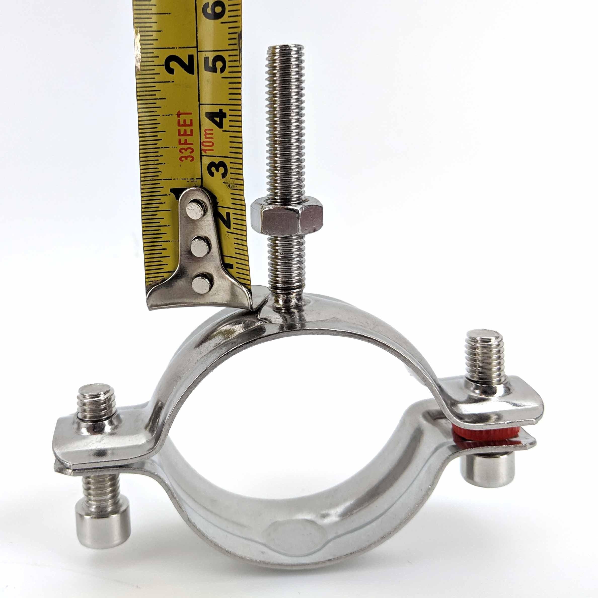 2 Inch DN50 - 304 Stainless Pipe Bracket Hanger Clamp - Image 7