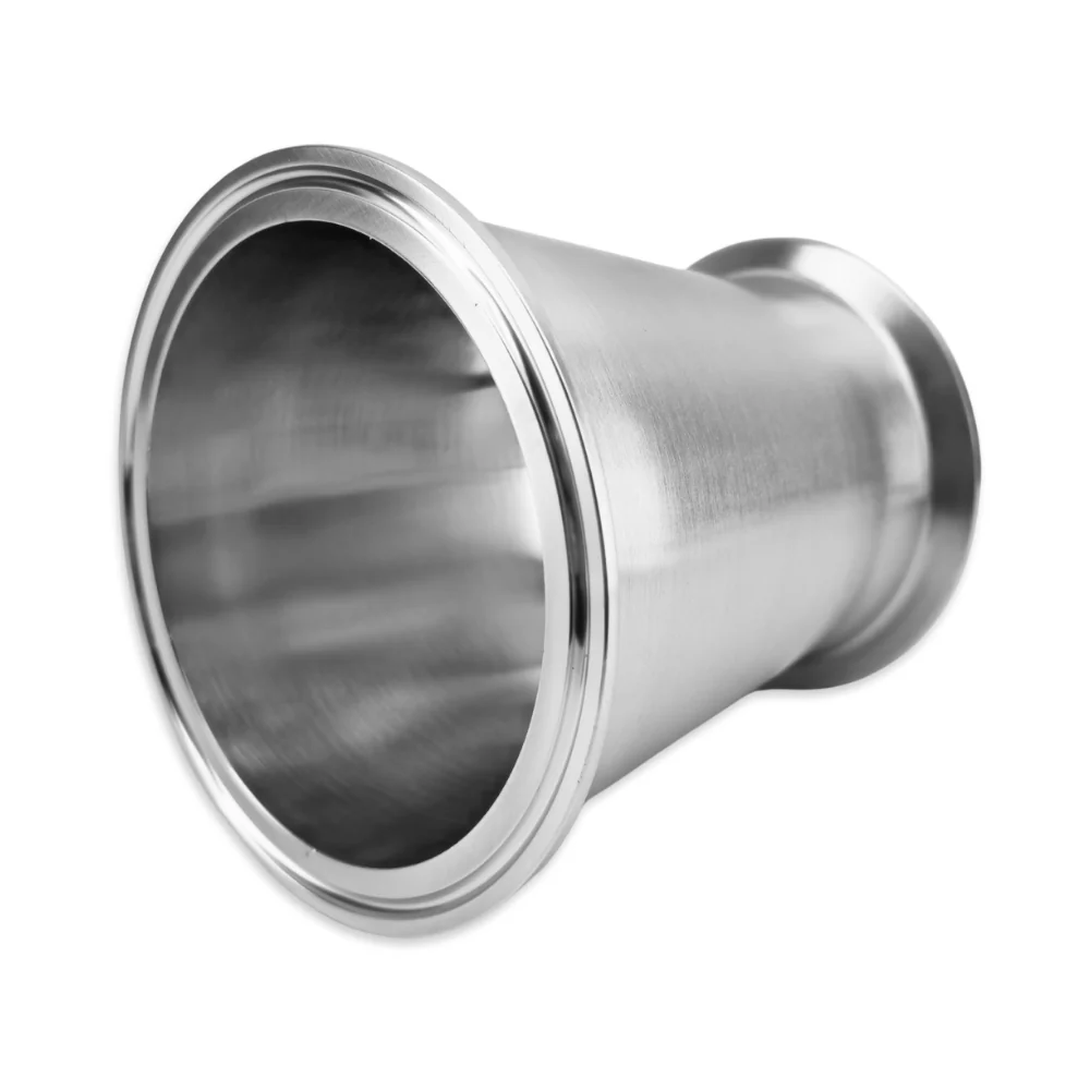 3 Inch to 4 Inch TC Stainless Steel Concentric Reducer - Image 3