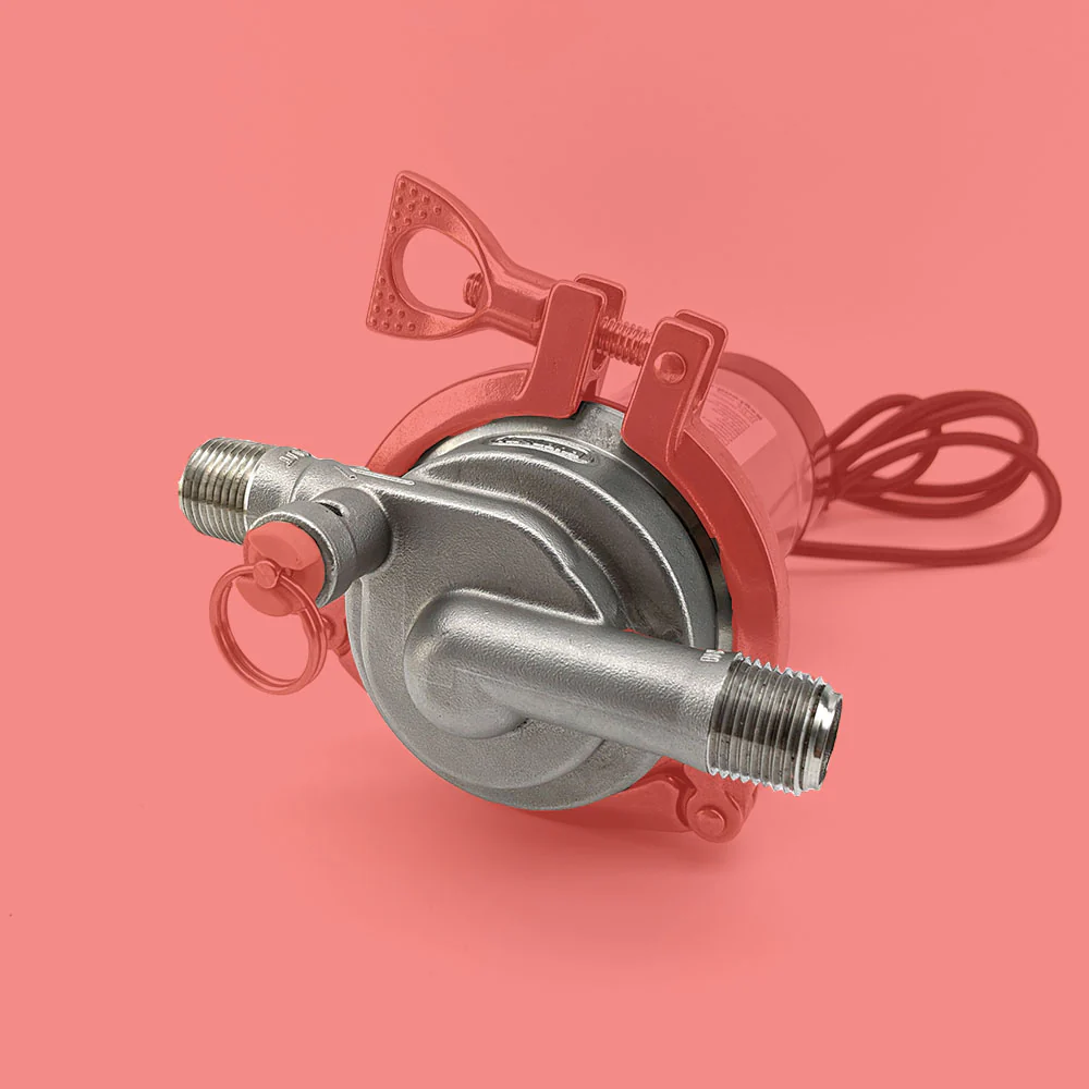 3 Inch TC Stainless Steel Pump Head - Image 2