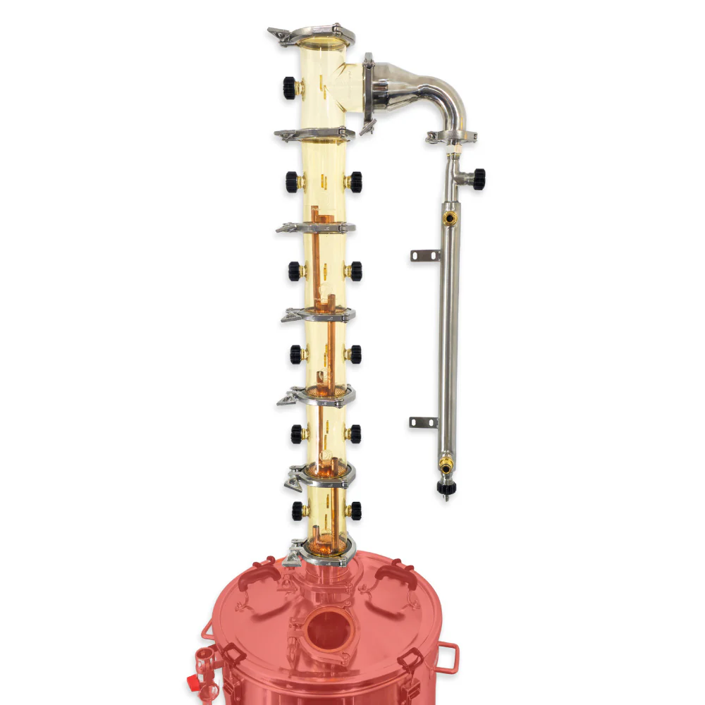 3'' PolyPhoenix WRB Copper Bubble Plate Still Builder - Image 2