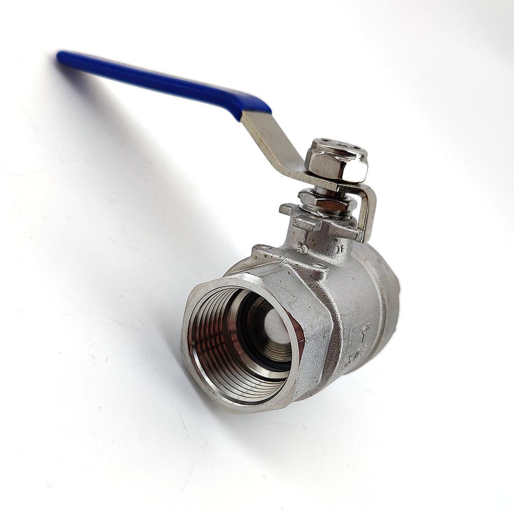 304 Full Bore Stainless Steel Ball Valve 1 Inch Female x 1 Inch Female NPT - Image 3