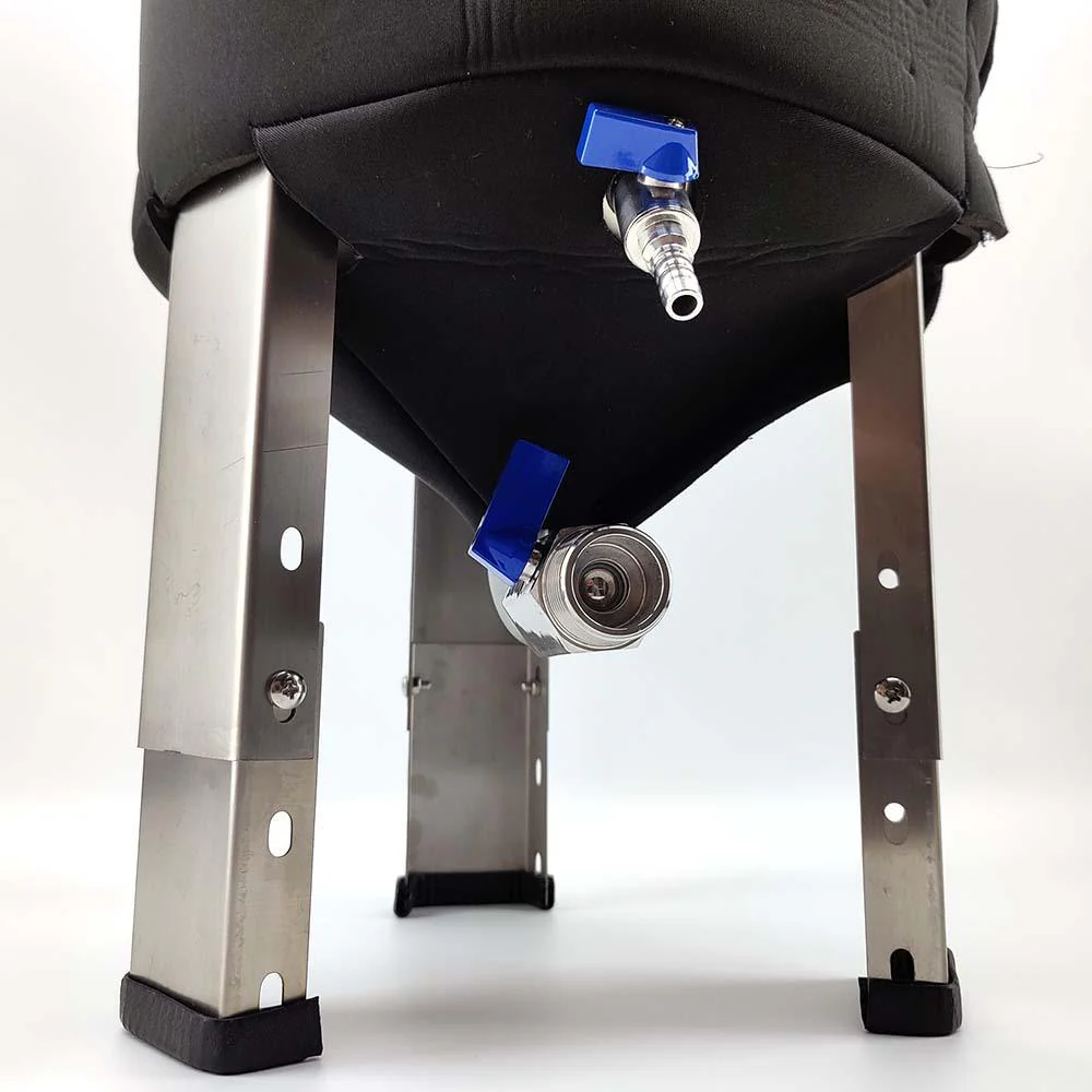 32L Stainless Steel Conical Neoprene Fermenter Jacket - Image 4