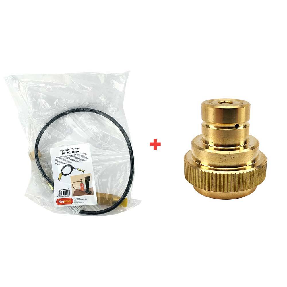 36 Inch Quick Disconnect Adapted FreedomOne Hose Kit for SodaStream Terra - Art - Duo Only - Image 3