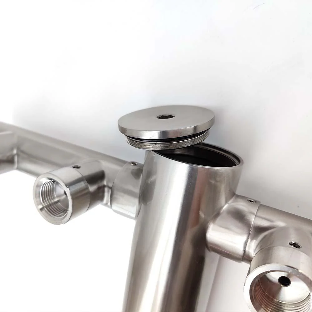 4 Tap - T-Bar Flooded Font - (Stainless Steel) - Image 6