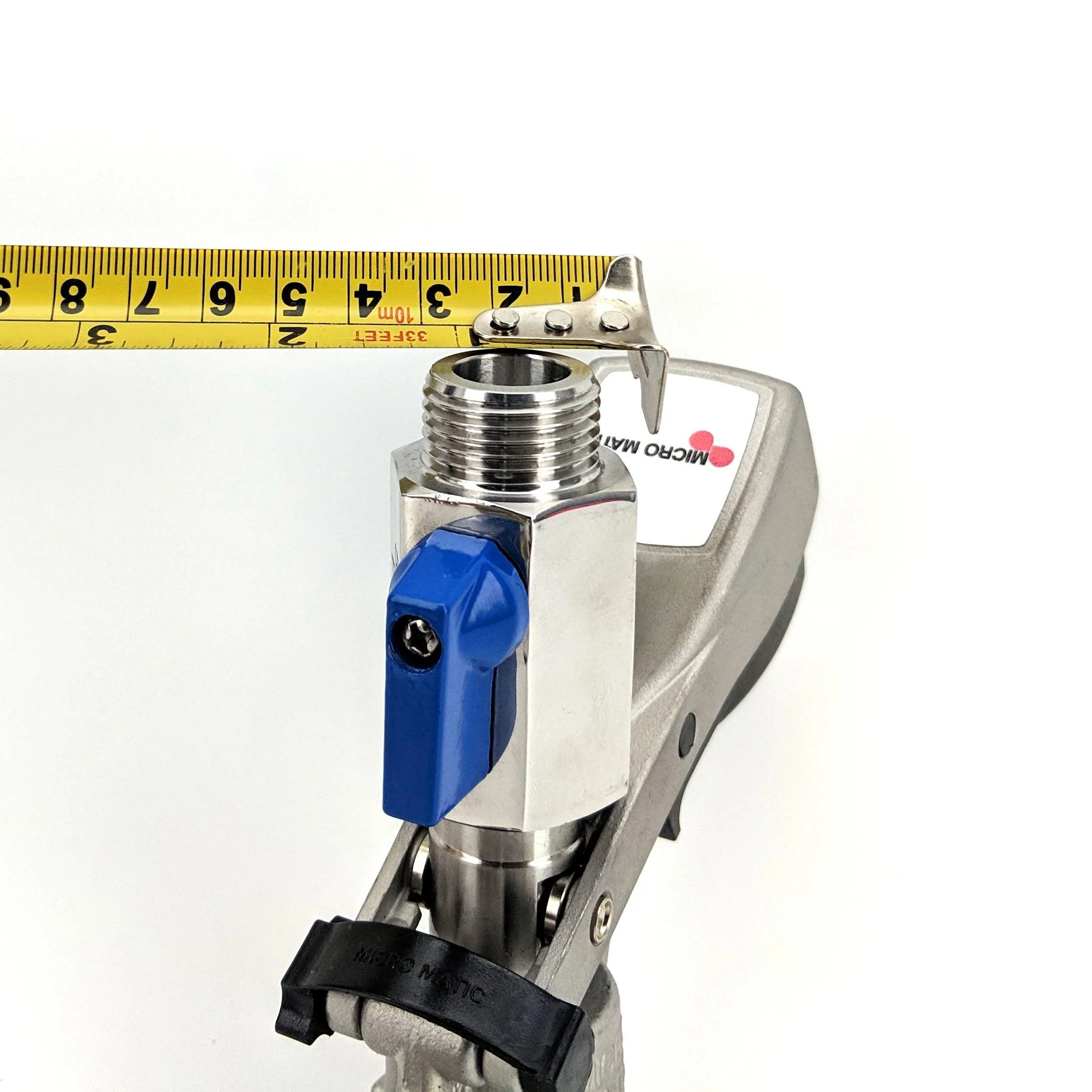 5/8 Stainless Ball Valve (Female x Male) for Keg Couplers - Image 9