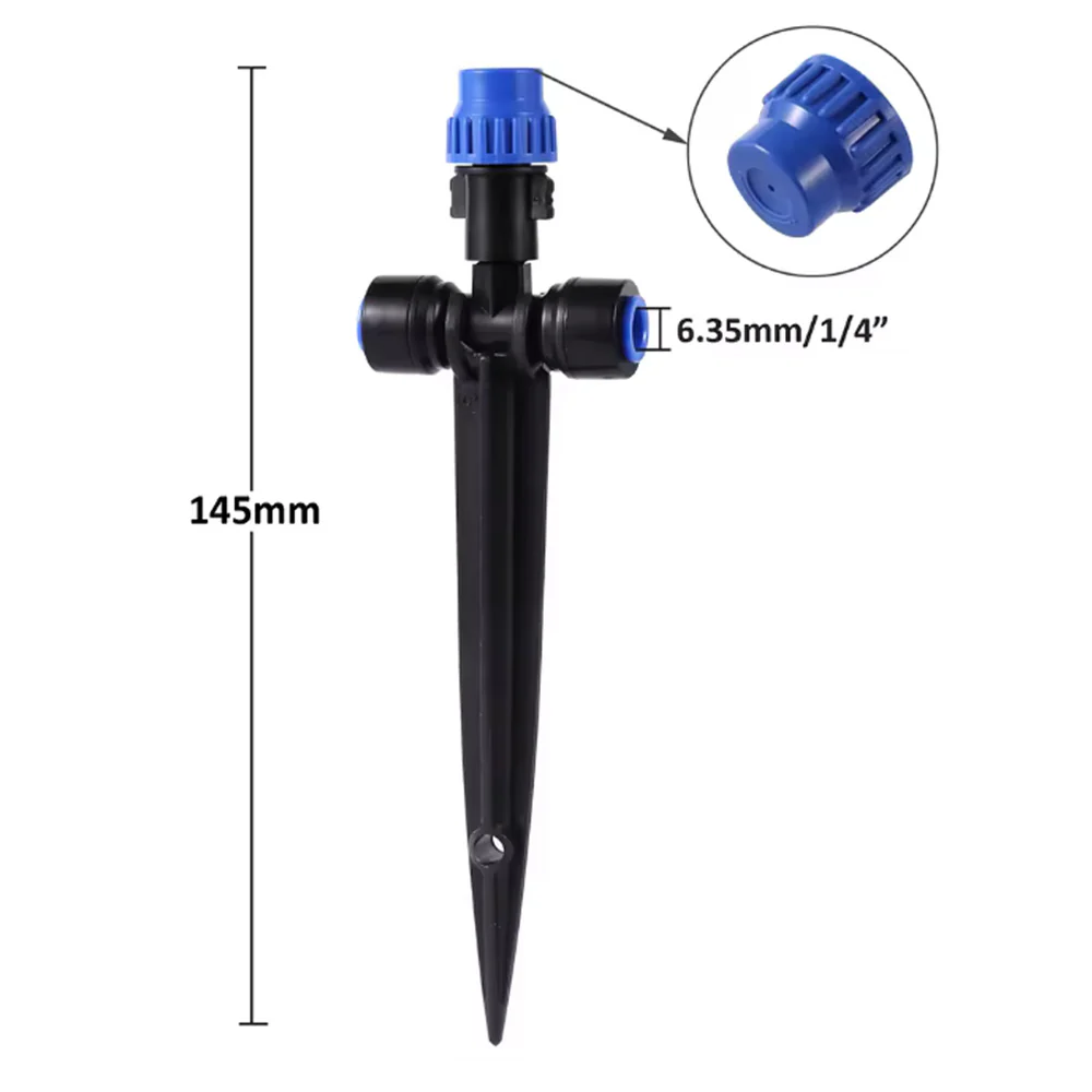 6.35mm Push in - 360° Adjustable Dripper with Removable Spike (10 Pack) - Image 4