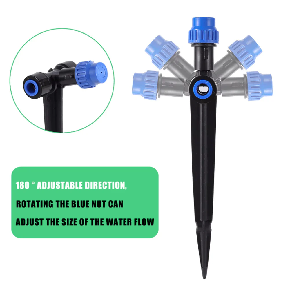 6.35mm Push in - 360° Adjustable Dripper with Removable Spike (10 Pack) - Image 6