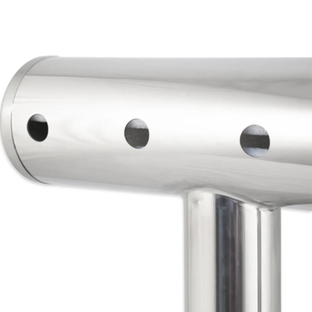 6 Tap TT Bar Brushed Stainless Font Kit (without Taps) - Image 2