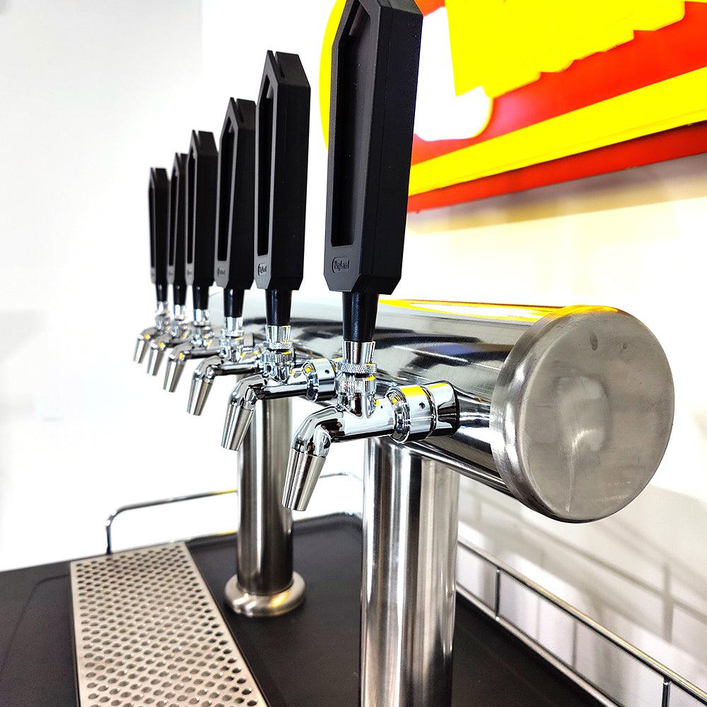 6 Tap TT Bar Brushed Stainless Font Only( Including Screws x 8; Dust Covers x 2; Font Seals x 2) - Image 7