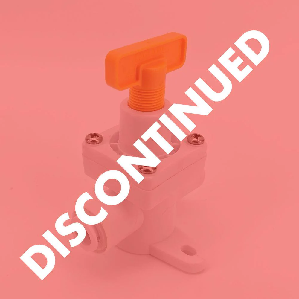 8mm duotight - (No Gauge) Inline Regulator with Yellow Adjustment Handle - Image 7