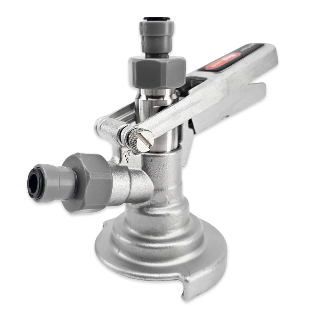 A-Type Keg Coupler All-SS with 8mm duotight Push-Fit - Image 2