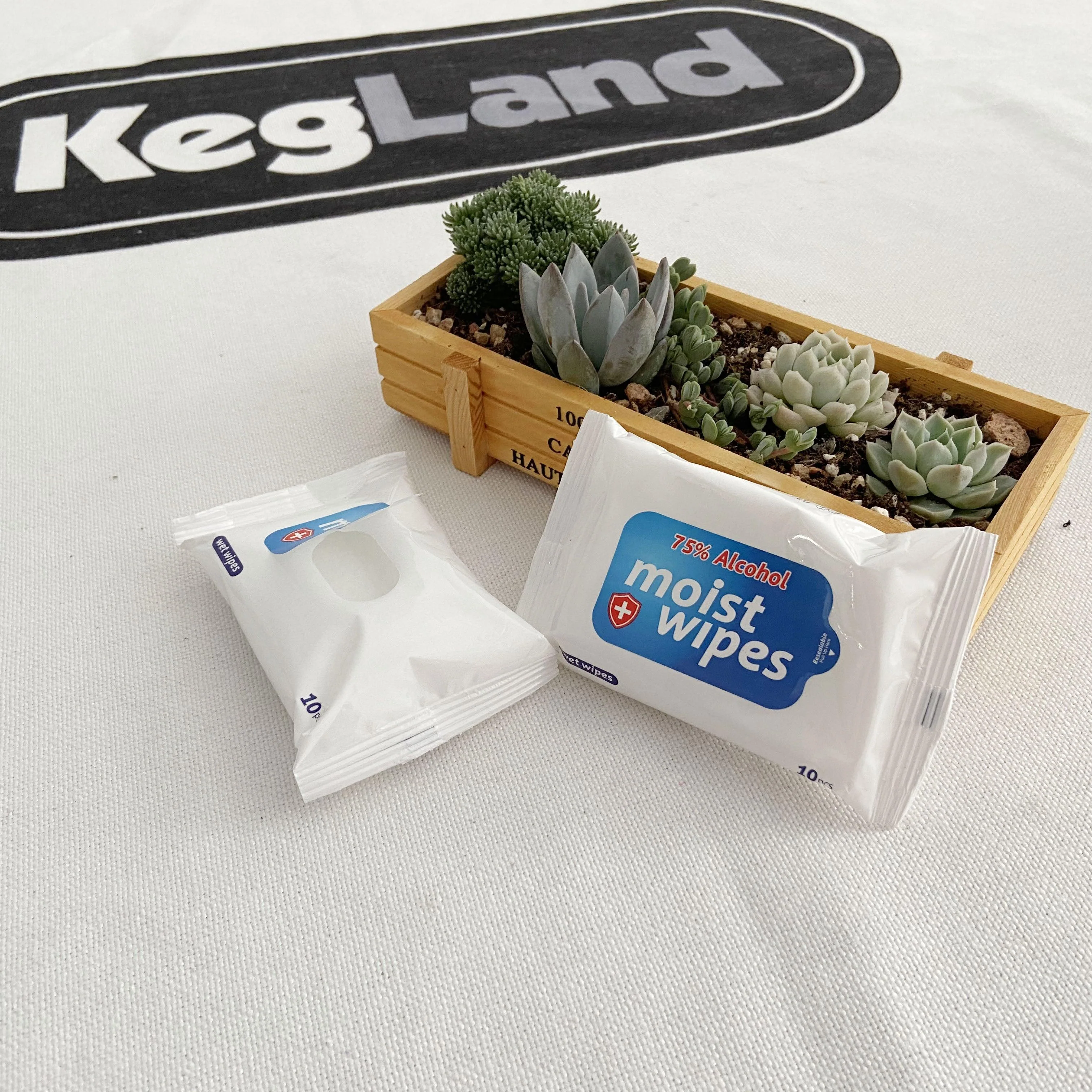 75% Ethanol Alcohol Wipes (10/pouch) - Image 3