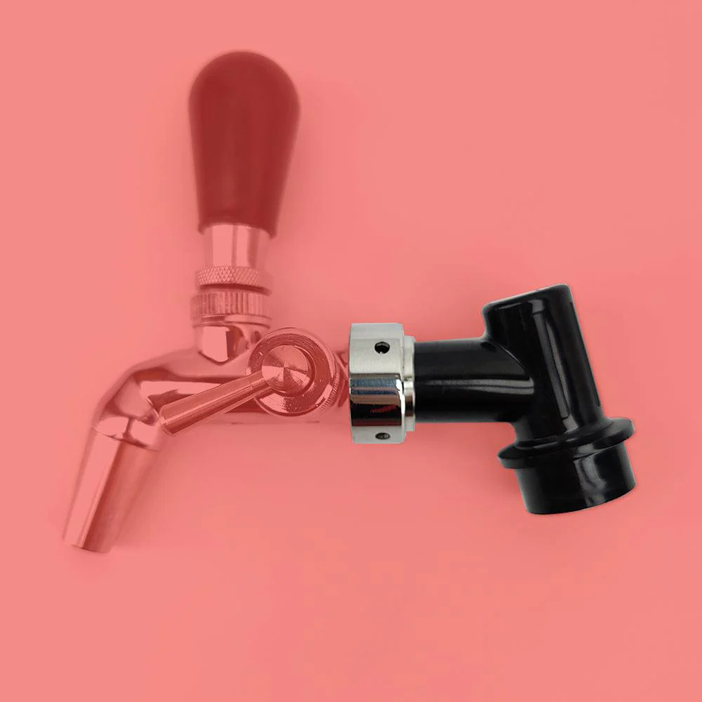 Ball Lock Disconnect (Black/Liquid) - With Integrated Tap Shank & Collar - Image 12