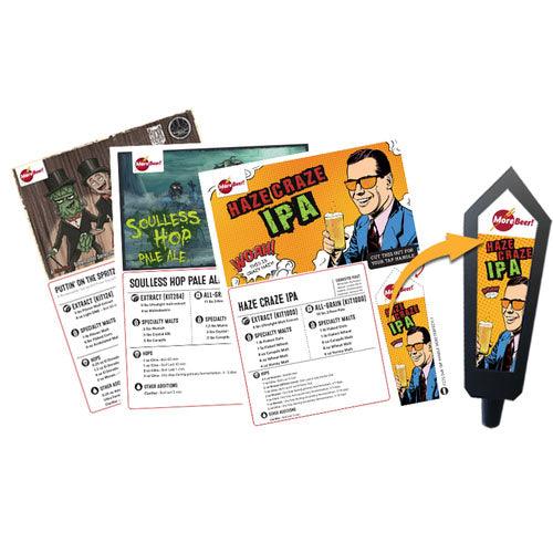 Bishop Tap Handle for Recipe Kits (Clear Lense for Paper, Blackboard Sticker, Whiteboard Sticker) - Image 3