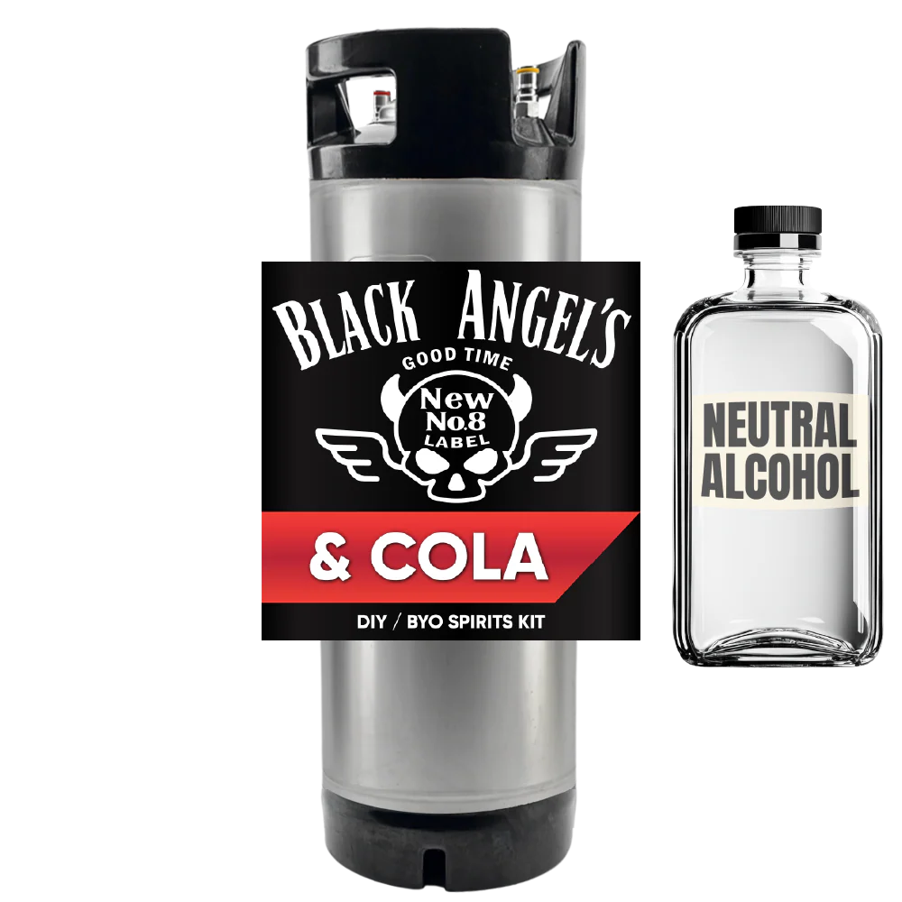 Black Angel's Tennessee Bourbon and Cola - DIY ~ BYO Spirits Keg Kit - Image 2