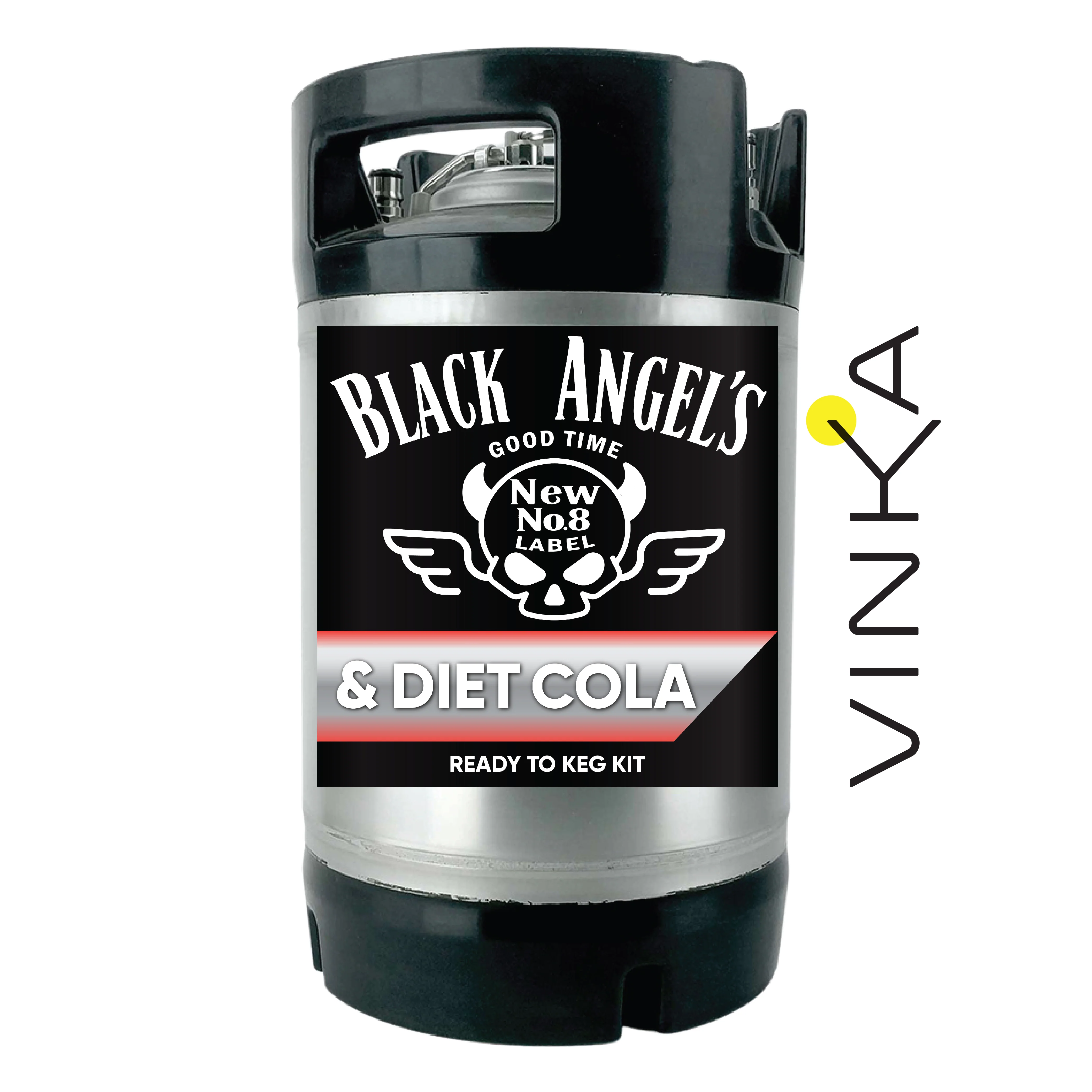 Black Angel's Tennessee Bourbon and Diet Cola - Ready to Keg Kit - Image 4