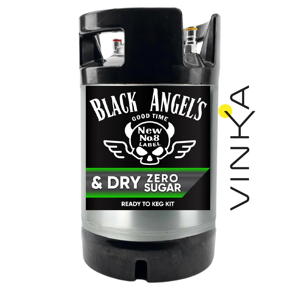 Black Angel's Tennessee Bourbon and Dry - Zero Sugar - Ready to Keg Kit - Image 4