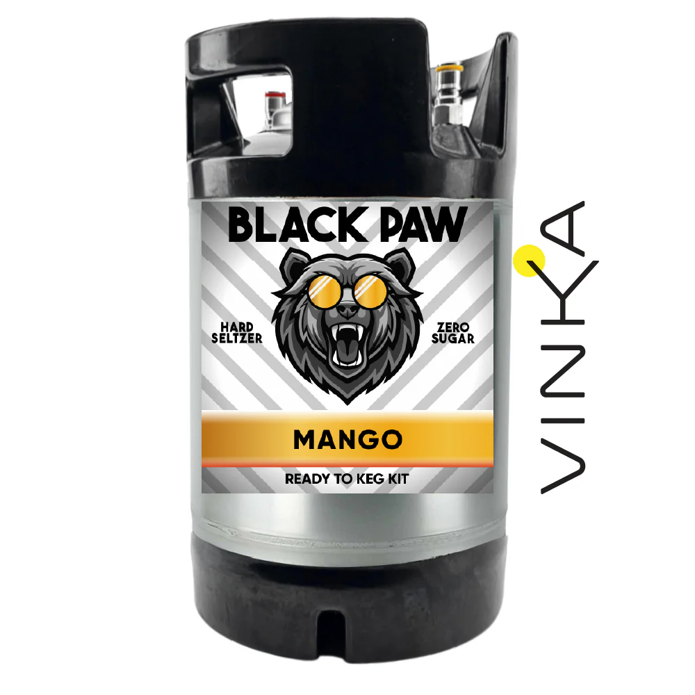 Hard Black Paw Mango Seltzer - Zero Sugar - Ready to Keg Kit - Image 4