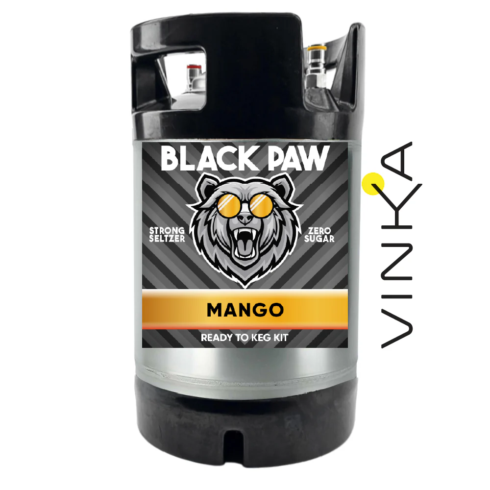 Hard Black Paw Mango Seltzer - Zero Sugar - Ready to Keg Kit - Image 6
