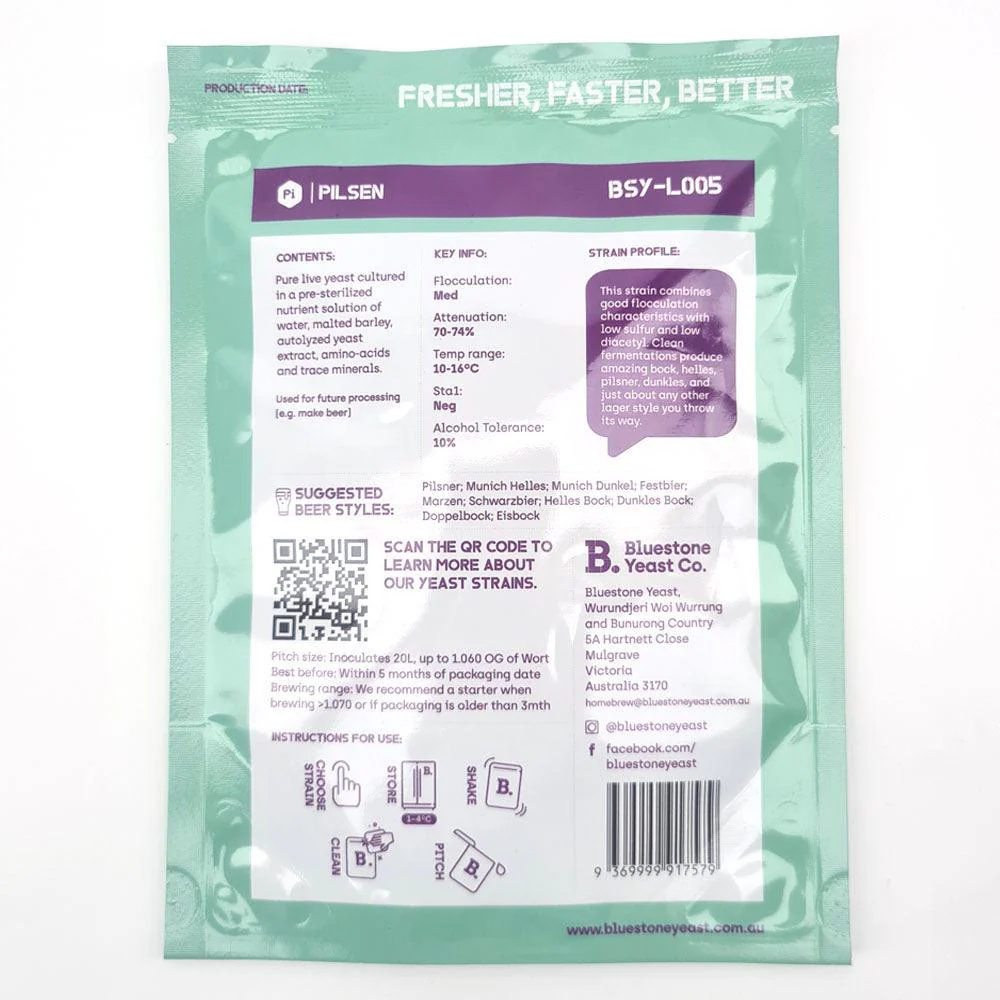 Bluestone Yeast - Pilsen (BSY-L005) - Image 2