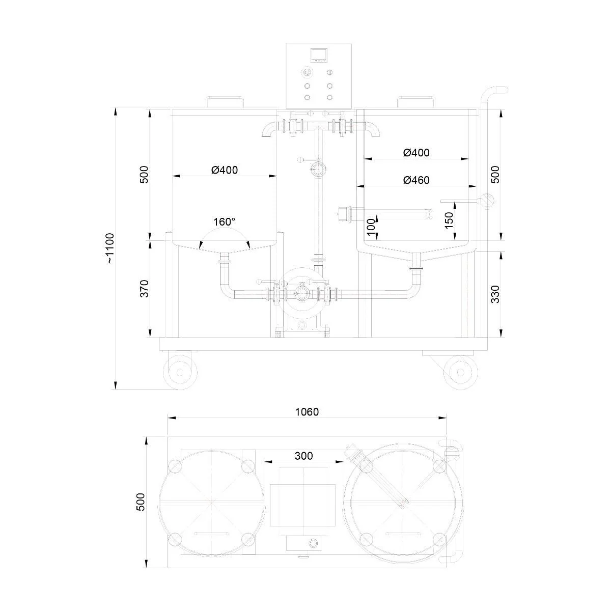 BrewZilla Micro - 50L Clean in Place (CIP) Cart - Image 2