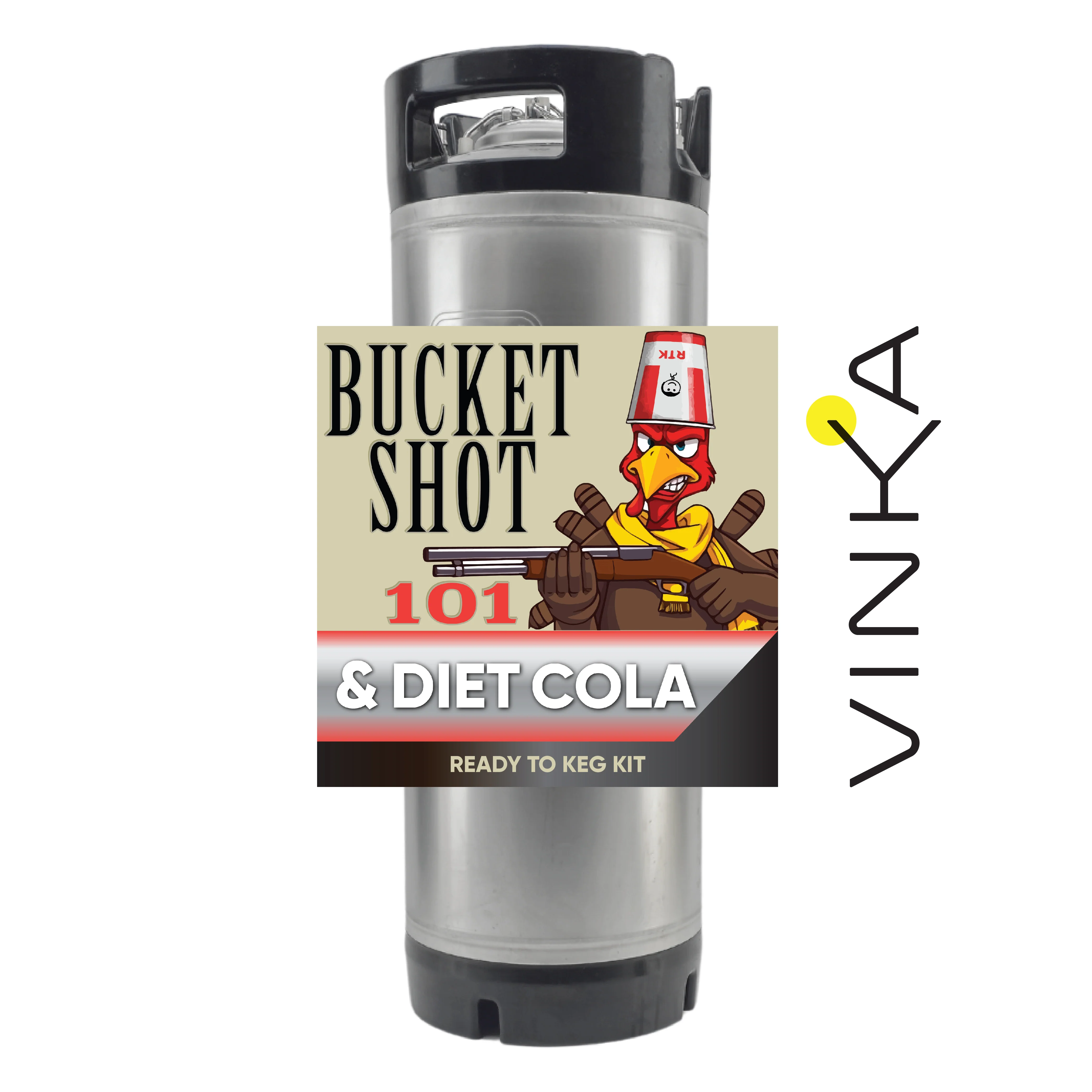 Bucket Shot Kentucky Bourbon and Diet Cola - Ready to Keg Kit - Image 3