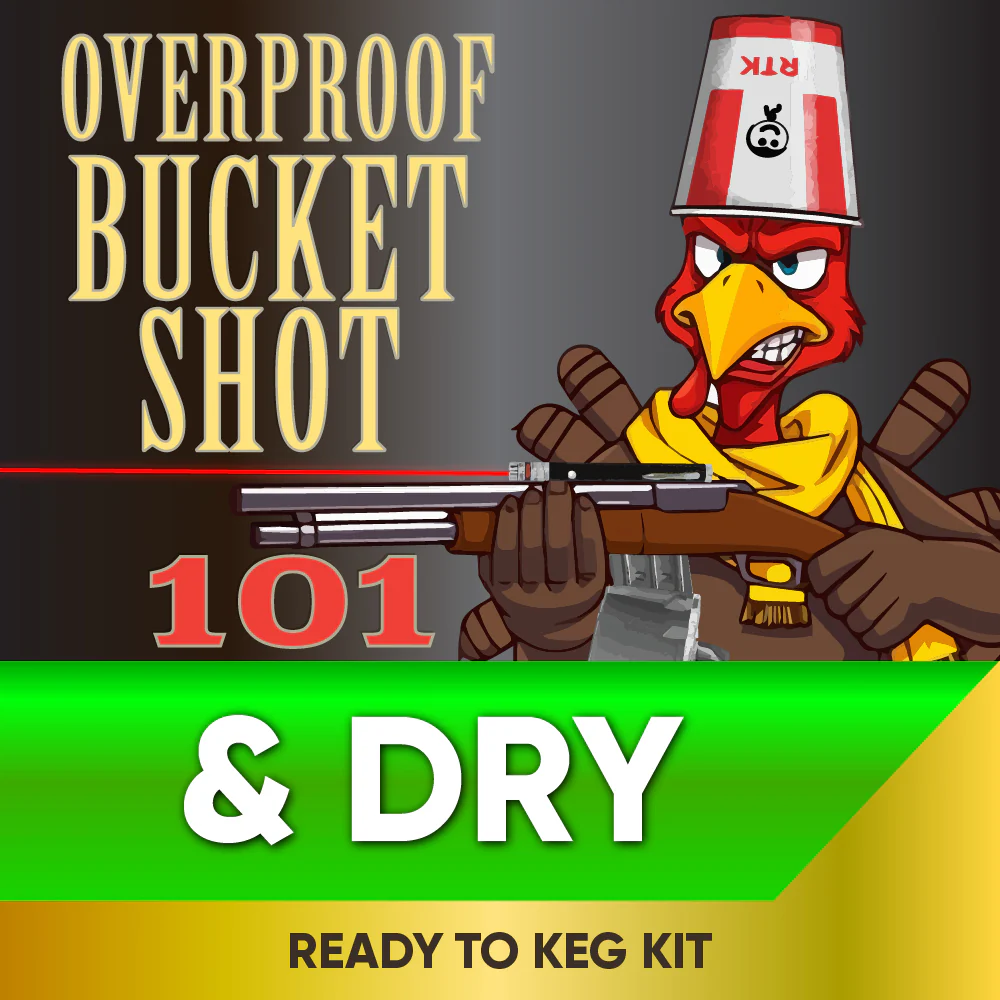 Bucket Shot Kentucky Bourbon and Dry Ready to Keg Kit - Image 2