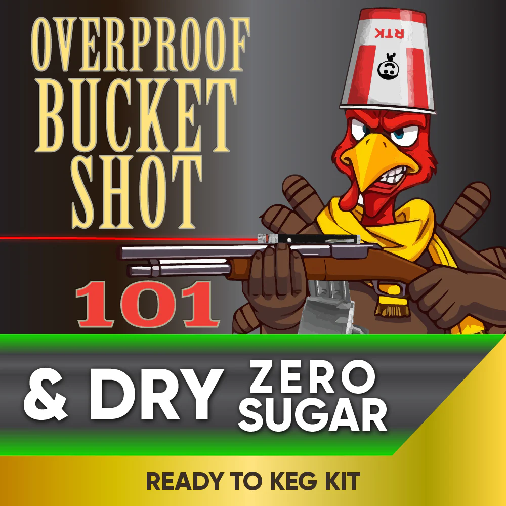 Bucket Shot Kentucky Bourbon and Dry - Zero Sugar - Ready to Keg Kit - Image 2