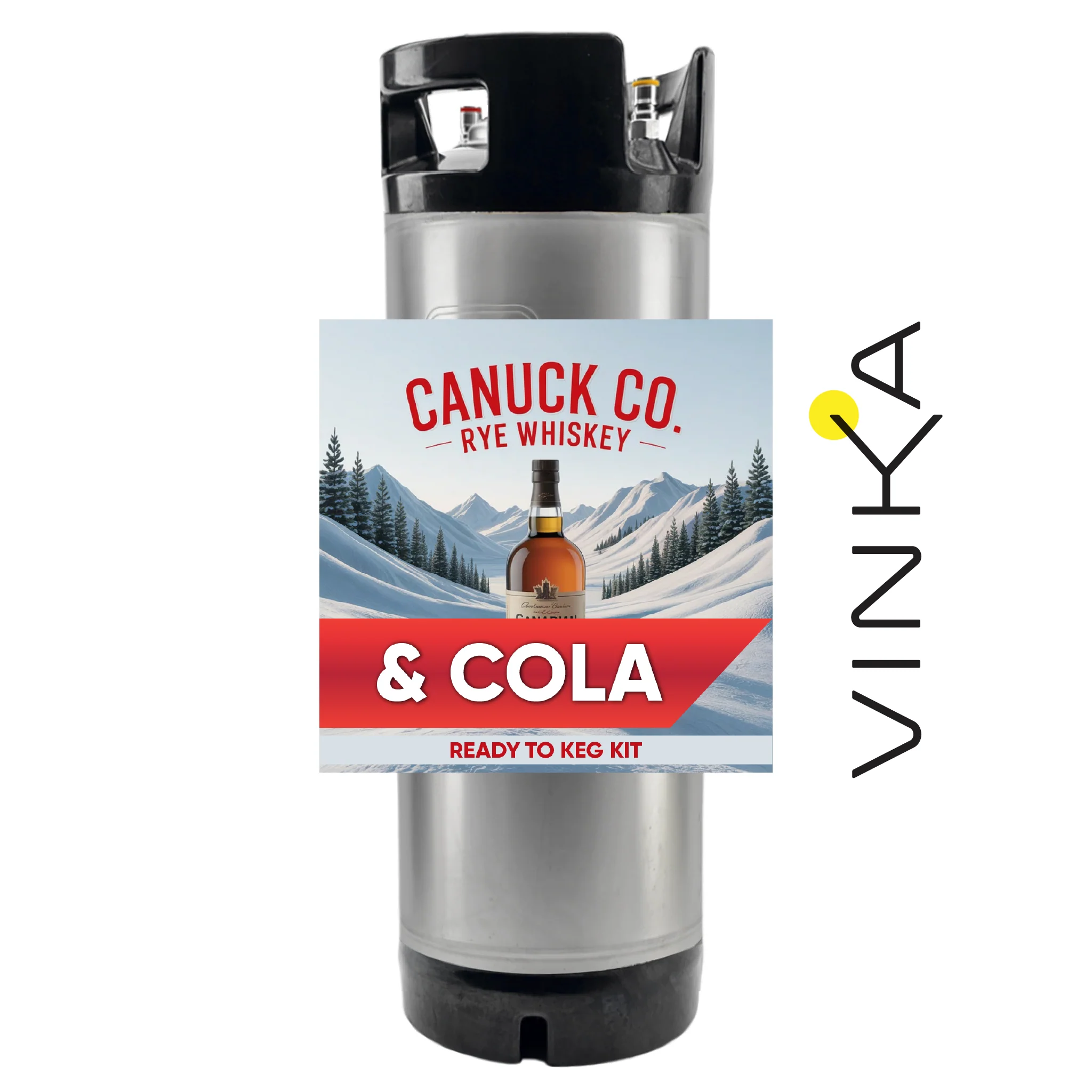 Canuck Co. Rye Whiskey and Cola - Ready to Keg Kit - Image 3