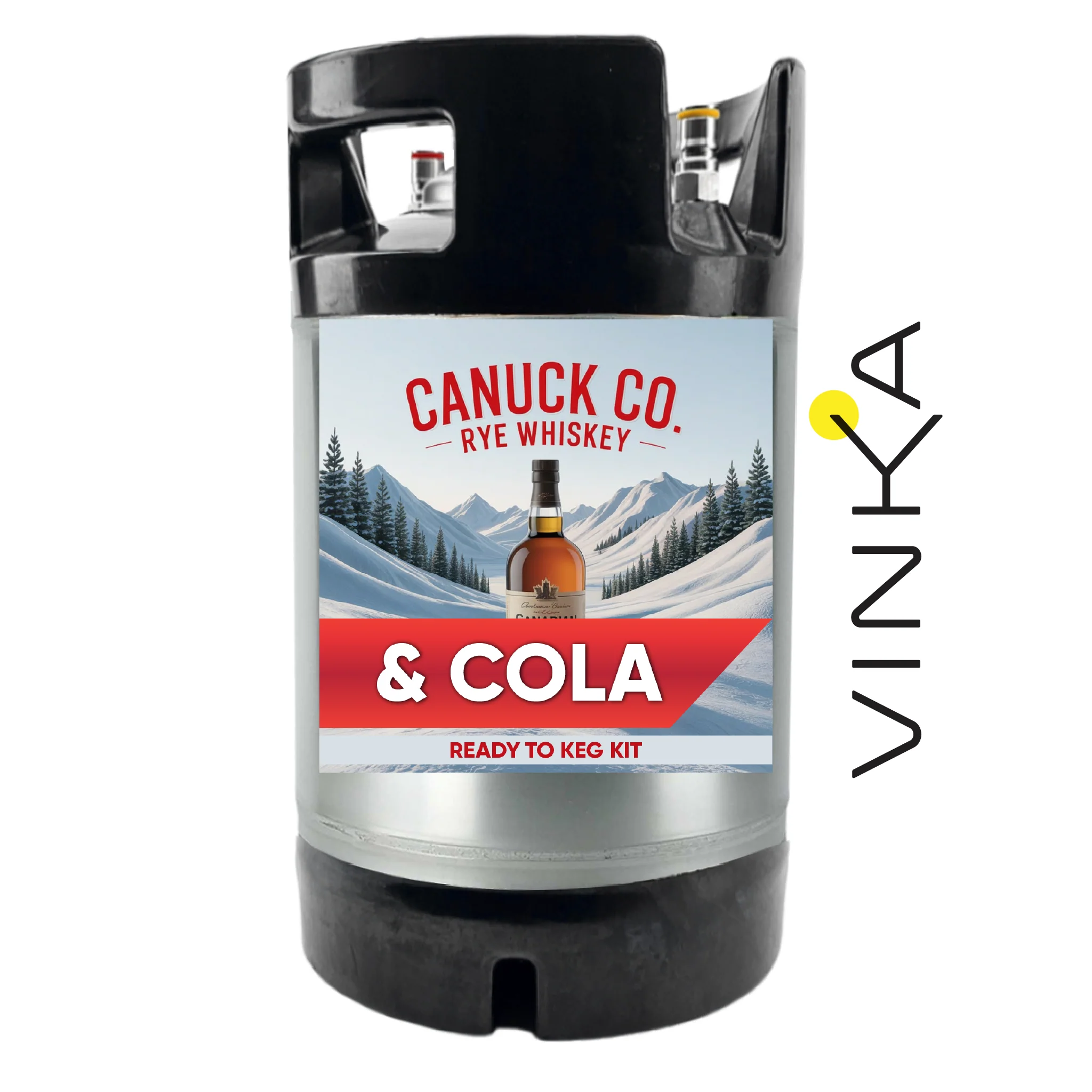 Canuck Co. Rye Whiskey and Cola - Ready to Keg Kit - Image 4