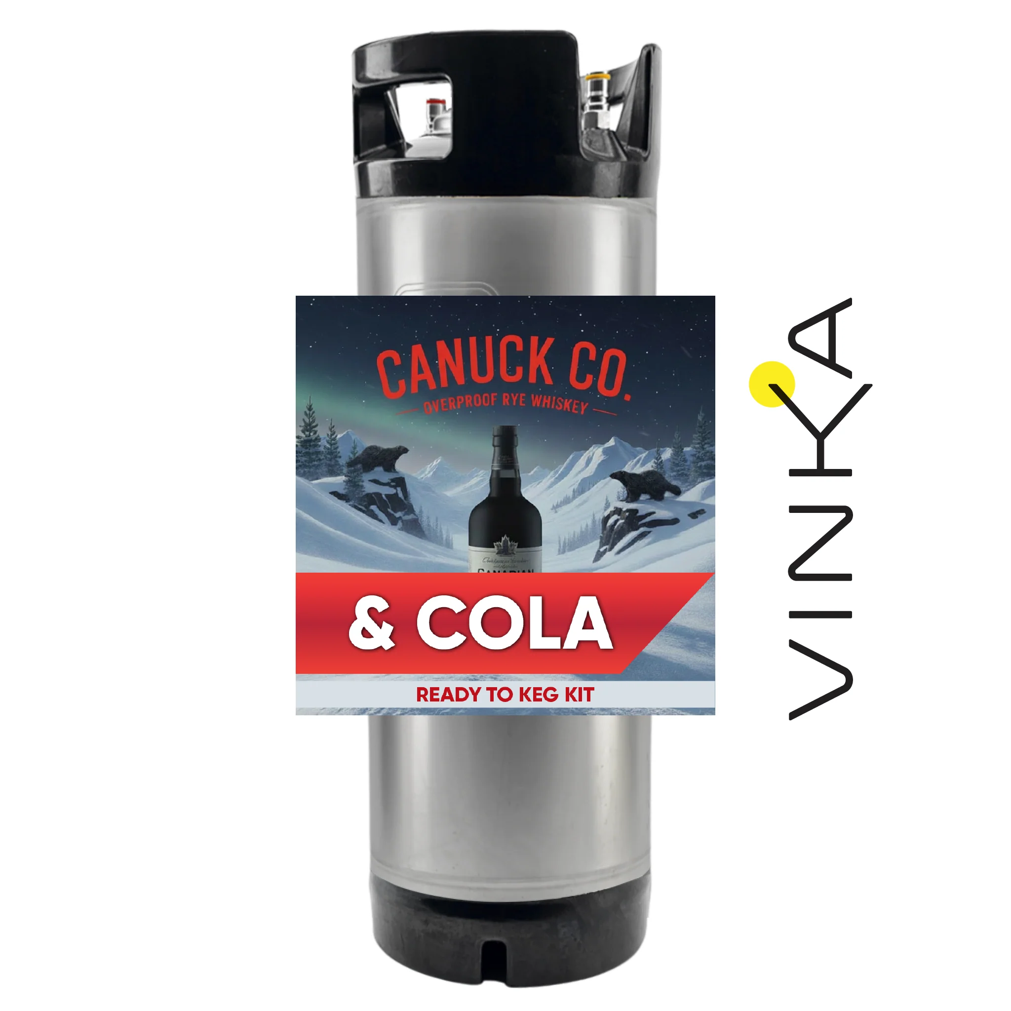 Canuck Co. Rye Whiskey and Cola - Ready to Keg Kit - Image 5