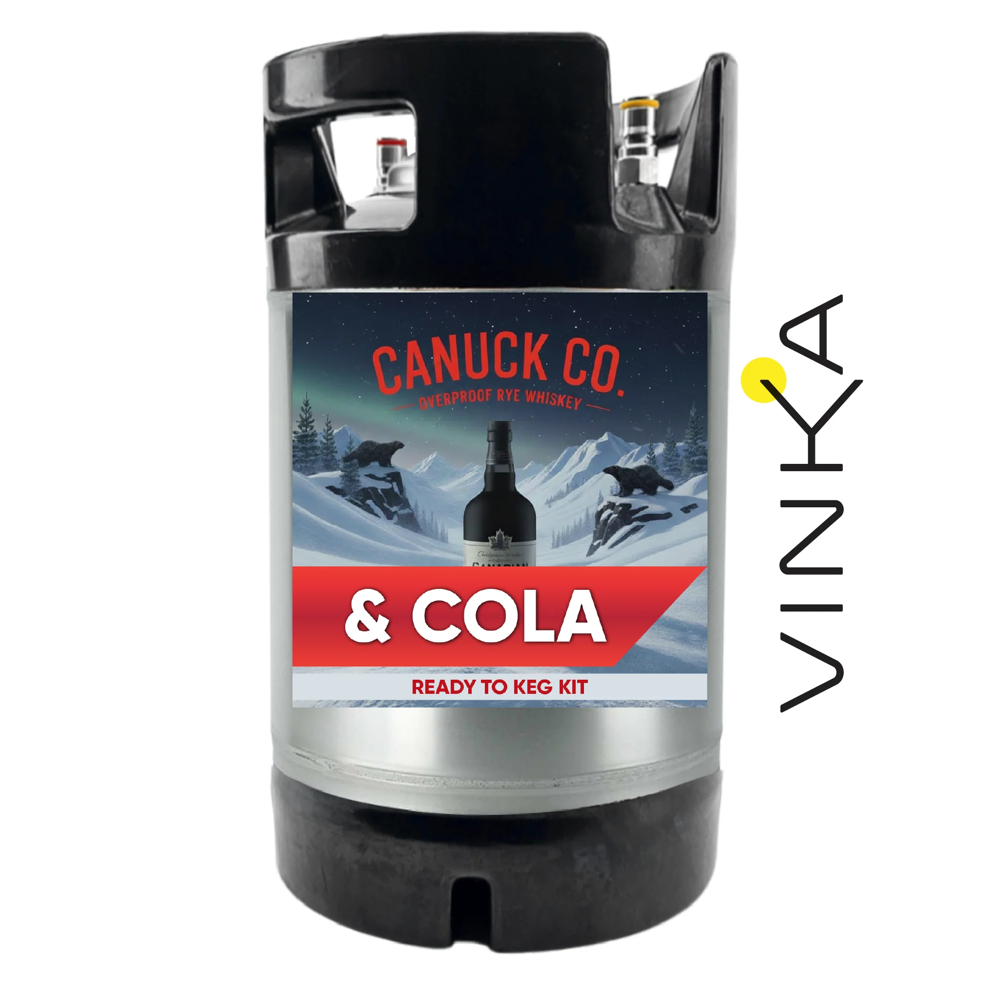 Canuck Co. Rye Whiskey and Cola - Ready to Keg Kit - Image 6