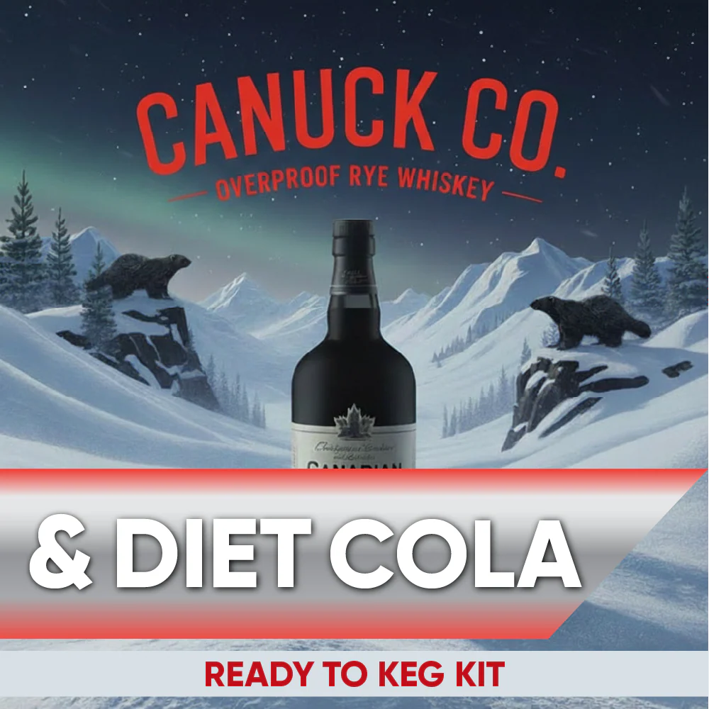 Canuck Co. Rye Whiskey and Diet Cola - Ready to Keg Kit - Image 2