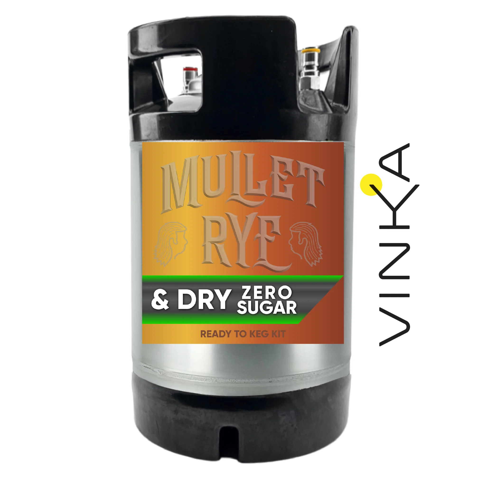 Mullet Rye and Dry - Zero Sugar  - Ready to Keg Kit - Image 4