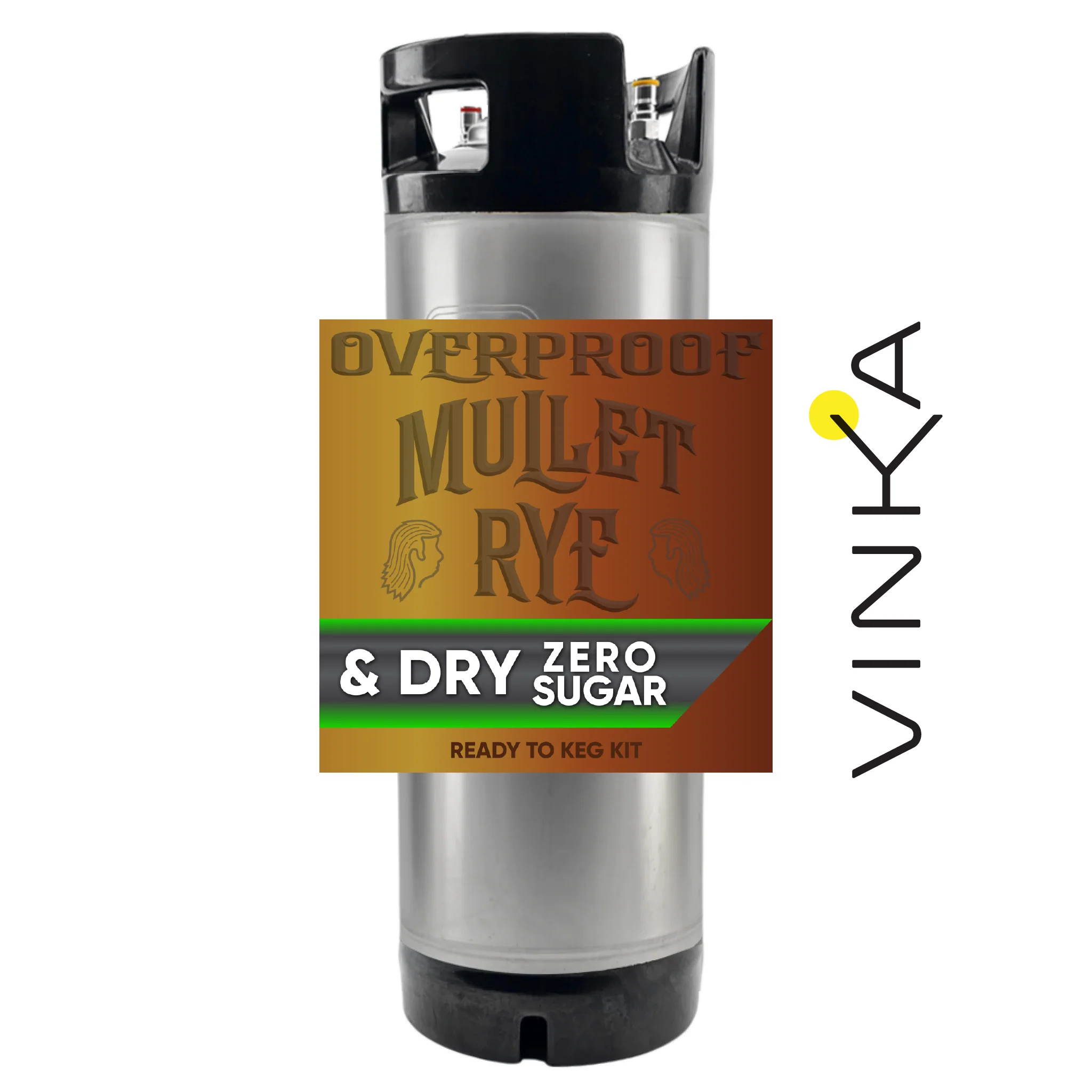 Mullet Rye and Dry - Zero Sugar  - Ready to Keg Kit - Image 5