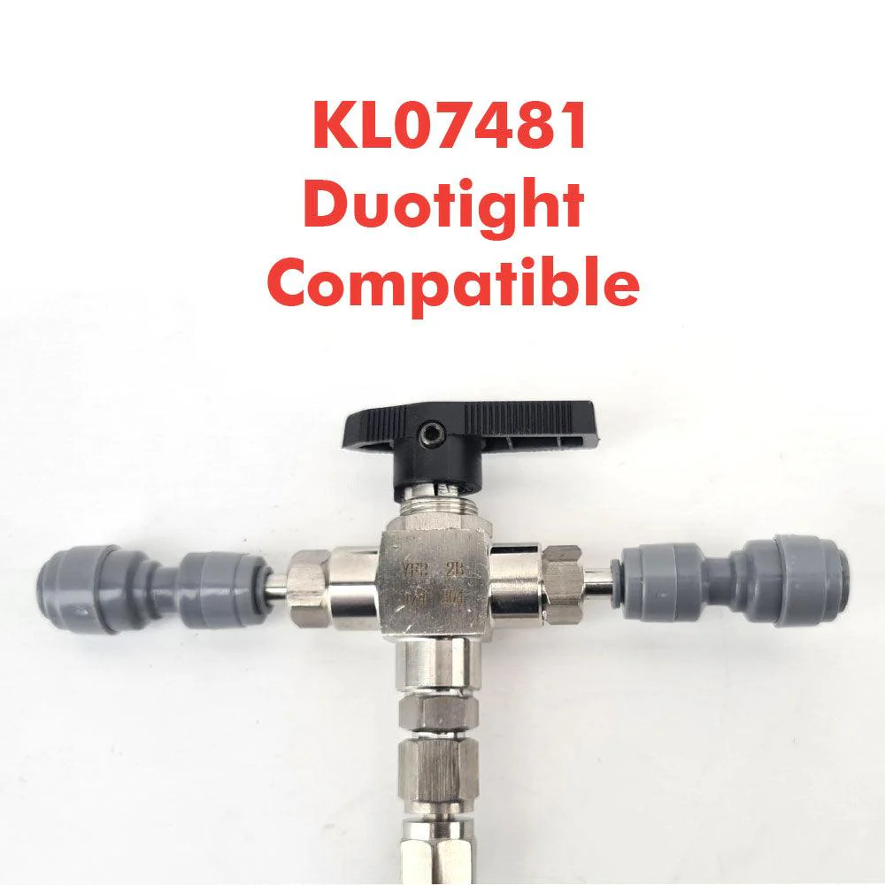 Stainless Tee Type Counter Pressure Bottle Filler - Image 4