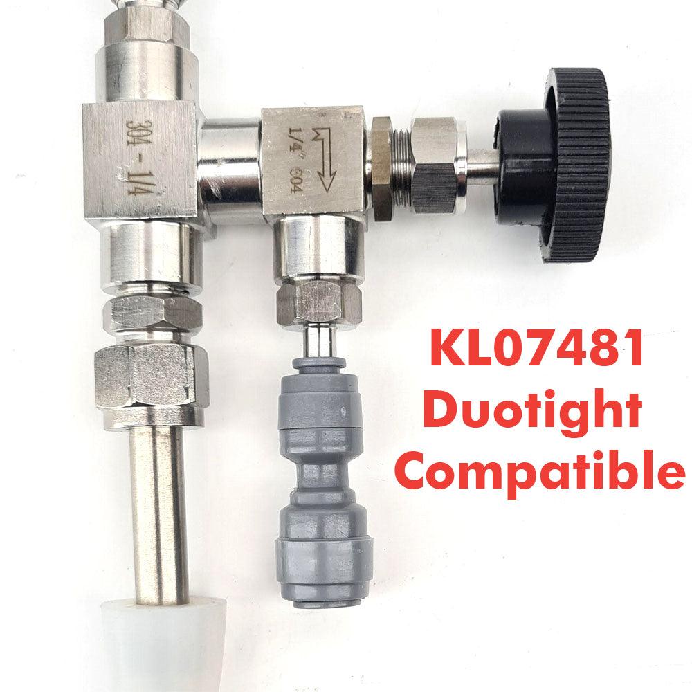 Stainless Tee Type Counter Pressure Bottle Filler - Image 5