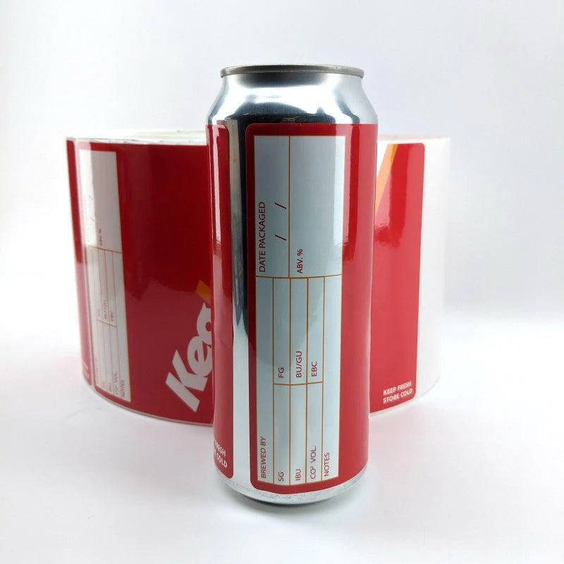 Custom Digital Colour Printed Labels 1000pcs/Roll - 19cm x 8.5cm (suits bottles or 330ml cans) - Image 6