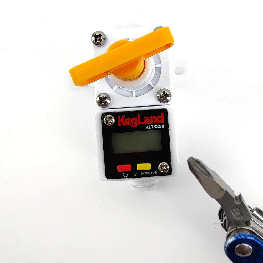 Mini Digital Illuminated Gauge 27mm x 27mm x 8mm 0-90psi High Accuracy - Image 11