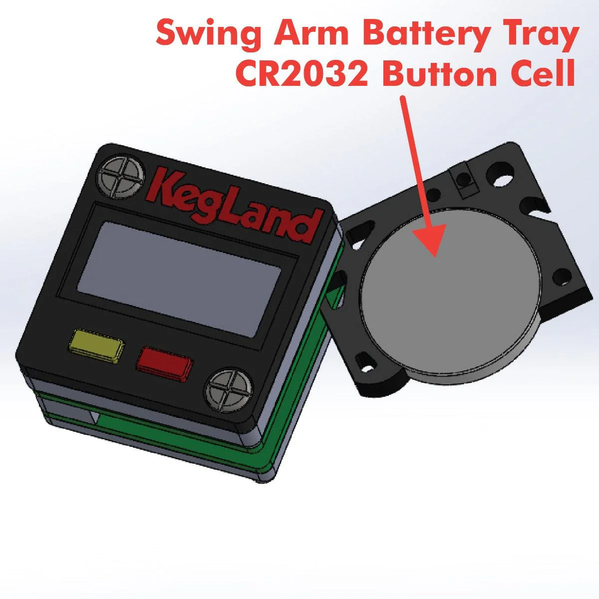 Mini Digital Illuminated Gauge 27mm x 27mm x 8mm 0-90psi High Accuracy - Image 3