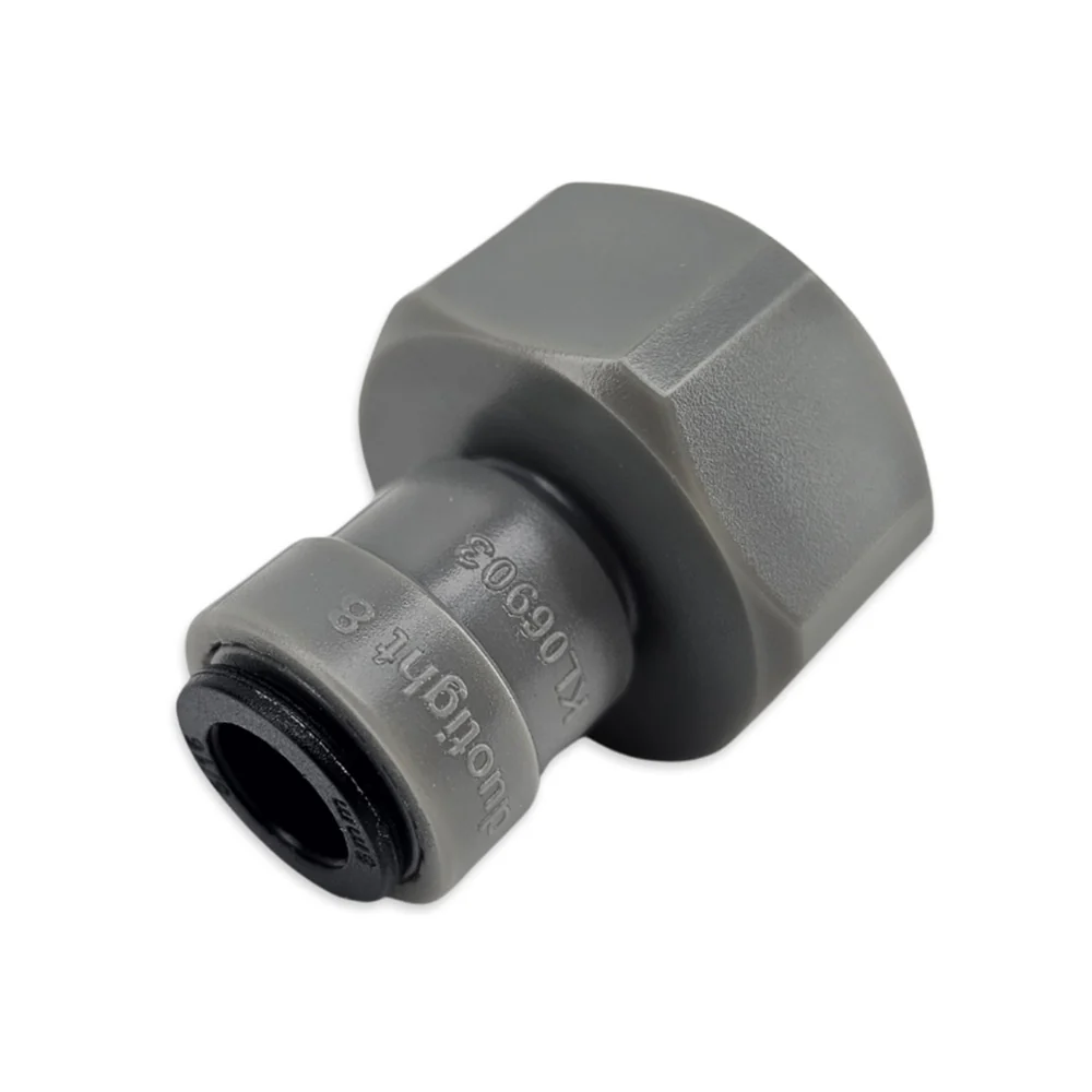 duotight - 8mm (5/16”) Female x 5/8” Female Thread (suits Keg Couplers and Tap Shanks) - Image 3