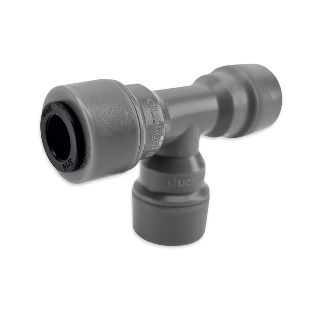 duotight – 8mm (5/16”) Female x 8mm (5/16”) Female Tee Piece - Image 3