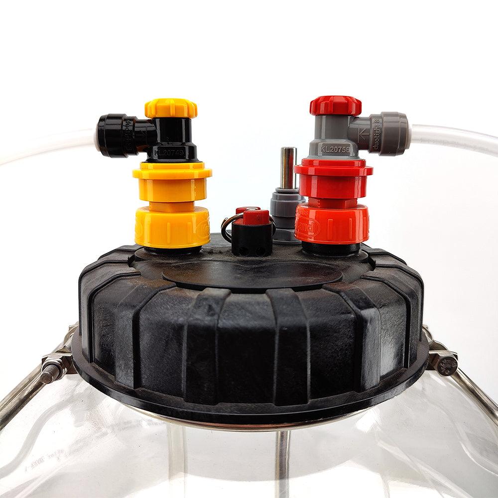 duotight 8mm (5/16) x Ball Lock Disconnect - (Black + Yellow Liquid) - Image 5