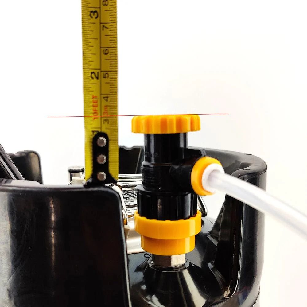 POK duotight 8mm x Flow Control Ball Lock Disconnect (Liquid Black + Yellow) - Image 10
