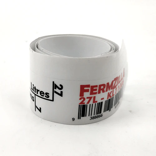 FermZilla - Flat Bottom 30L (7.9 Gal) Fermenter  - Graduation Sticker - Image 3