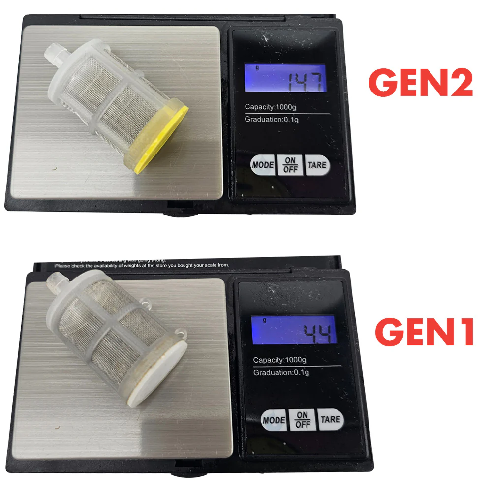 100cm Silicone Dip Tube Kit with Yellow Weighted Filter and SS Float - Image 3